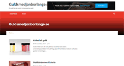 Desktop Screenshot of guldsmedjanborlange.se