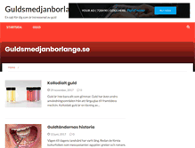 Tablet Screenshot of guldsmedjanborlange.se